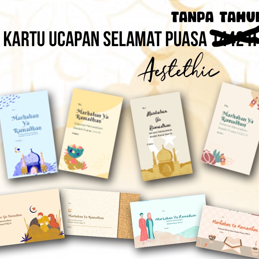 

Seller Kartu Ucapan PUASA - Ucapan Selamat Menunaikan Ibadah Puasa 1442 H - Kartu Lebaran - Kartu Ramadhan Terkini