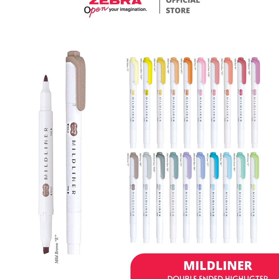 

Kirim Sekarang ZEBRA Mildliner Double Side Dua Sisi Highlighter Ready Stock