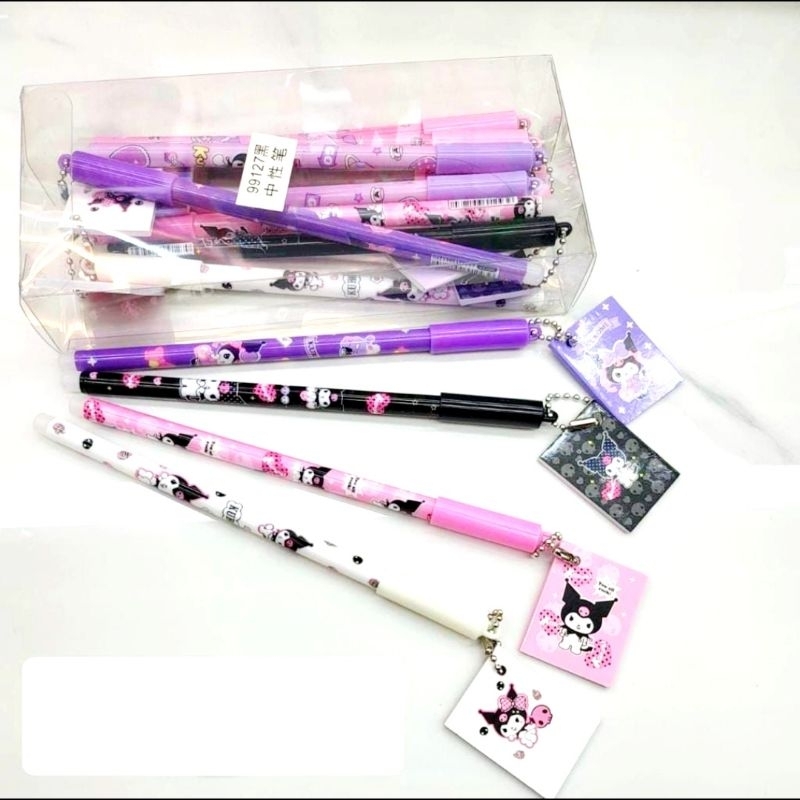

Pena Pulpen Gel Sanrio Cinnamon Roll Melody Hello Kitty Kuromi Plus Gantungan Boneka Karakter Kitty Korea Murah Import Pulpen