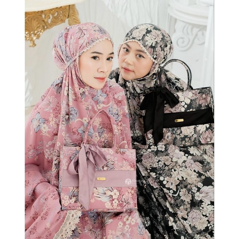 Mukena Silk premium| mukena motif | Majdina