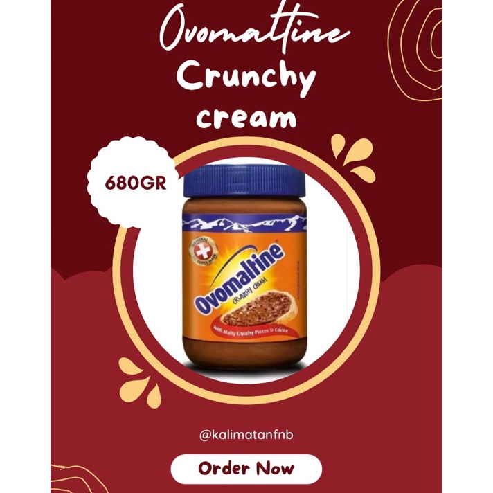 

Terlaku. Ovomaltine Crunchy Cream 680gr Stok Banyak