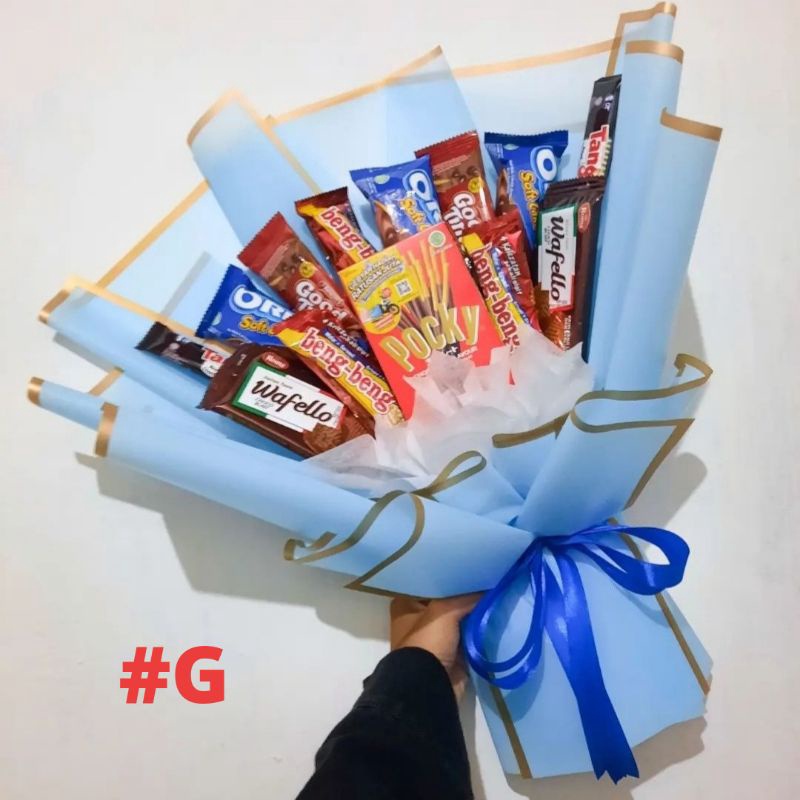 

12.12 STOK READY snack bouquet / buket snack / kado ulang tahun / kado wisuda /kado anniversary murah