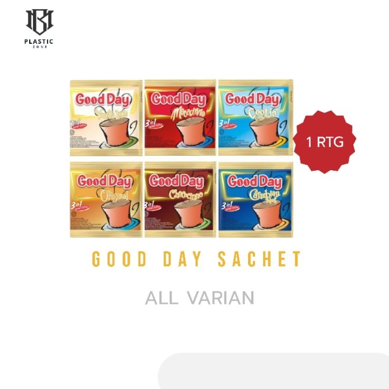 

GOOD DAY KOPI INSTAN 3 IN 1 PER RENCENG 10 SACHET (ALL VARIAN)