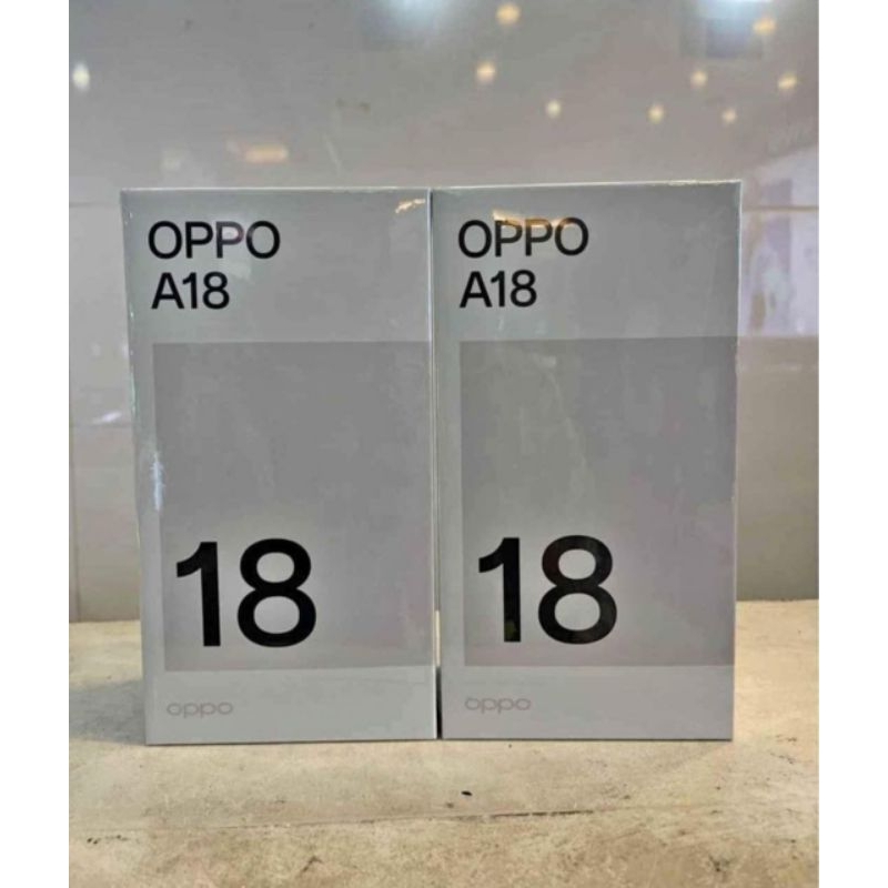 BARU OPPO A18 ram 4+4/128 GARANSINYA resmi 1 tahun