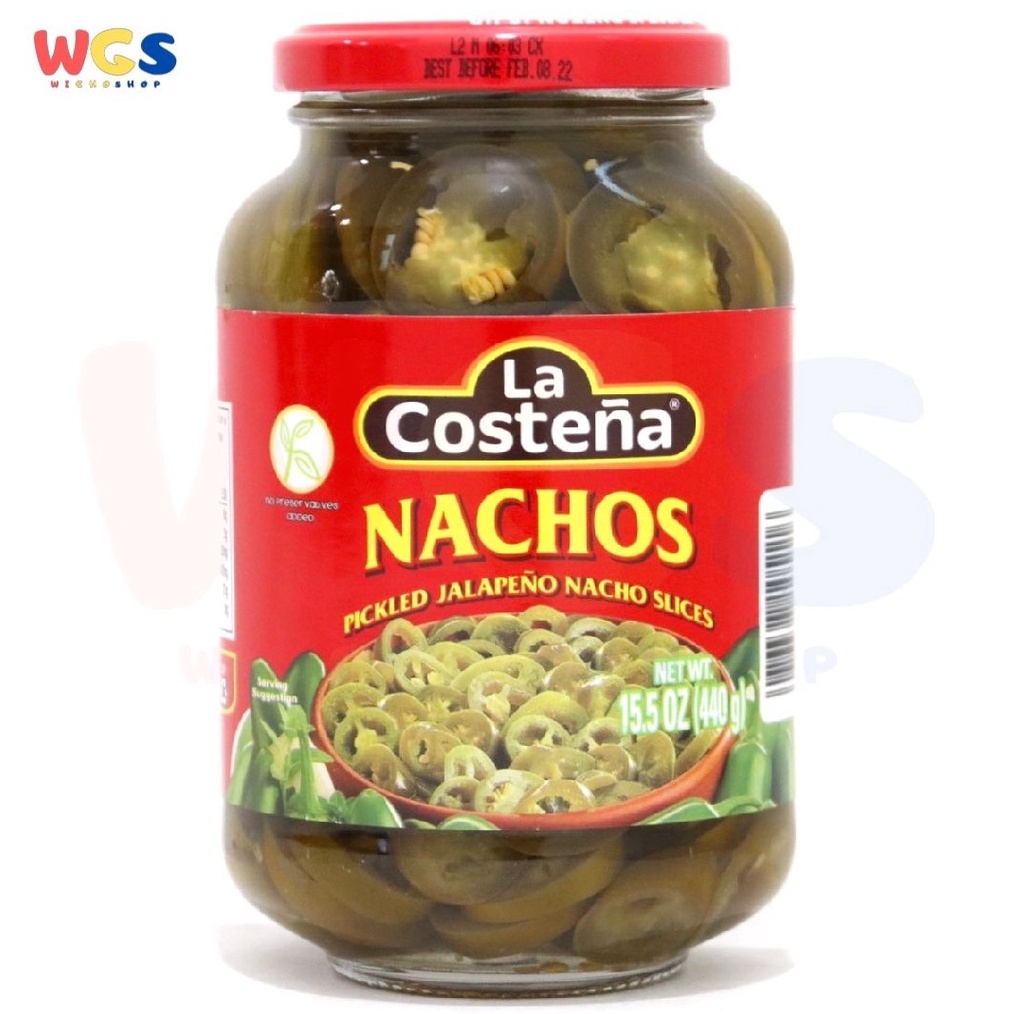

12.12 Terlaris La Costena Nachos Pickled Jalapeno Slices 440 gr buruan