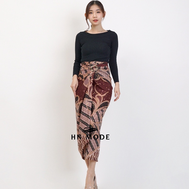 MODEL XNI279 HN MODE - Rok lilit batik floral volume 3 / Rok kebaya