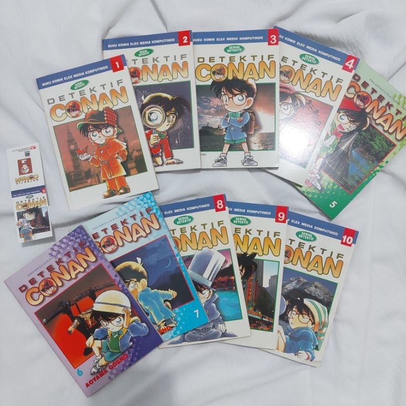 Komik Preloved - Detektif Conan Box Set Vol 1 - 10