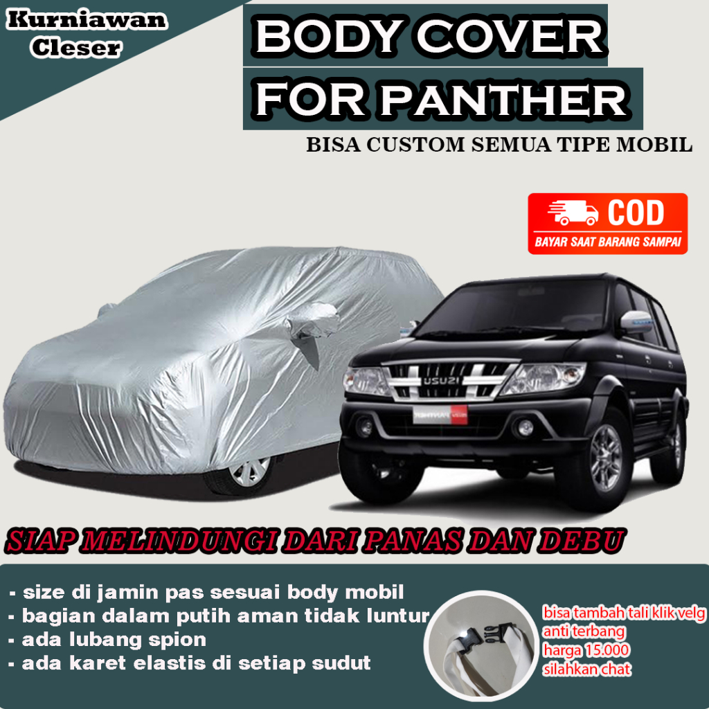 Body Cover Mobil Panther Touring / selimut sarung cover body mobil panther phanter / Cover mobil pan