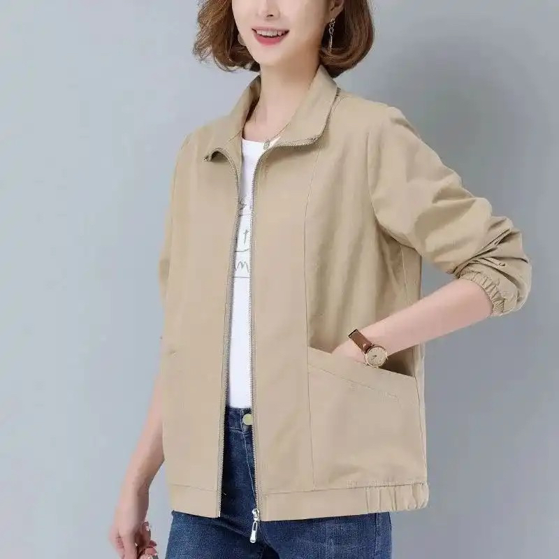 Jacket Women Casual Windbreaker Female Basic Outwer