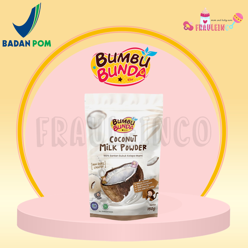 

Bumbu Bunda Elia Coconut Milk Powder / Santan MPASI / Santan Anak / BB Booster MPASI / Coconut Cooking Oil / Minyak MPASI