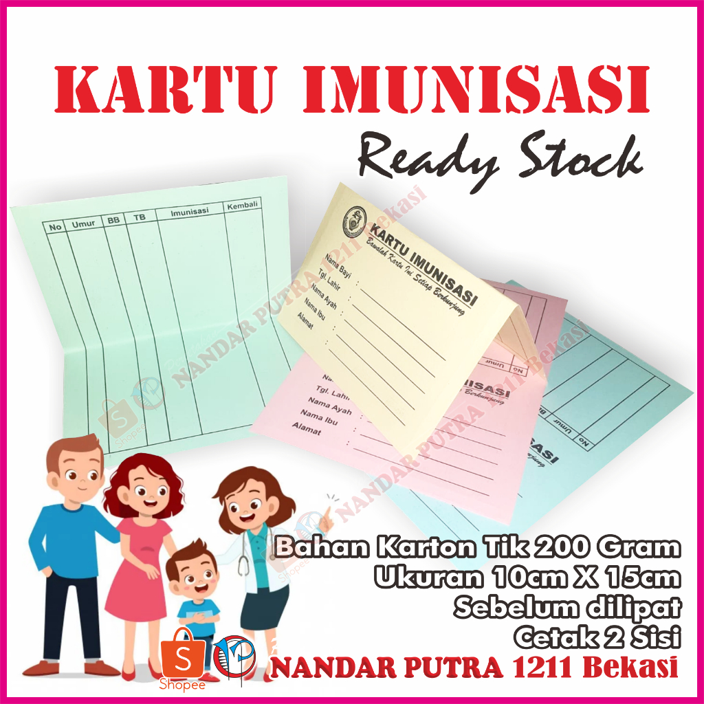 

Kartu Imunisasi Ready Stock