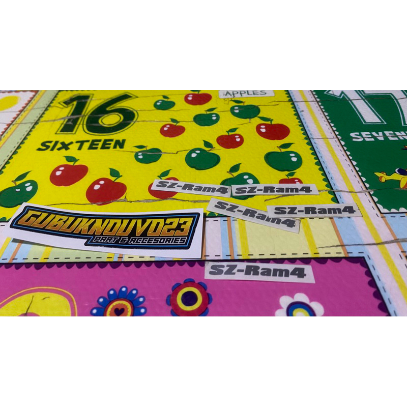 

stiker sz-ram4 silver