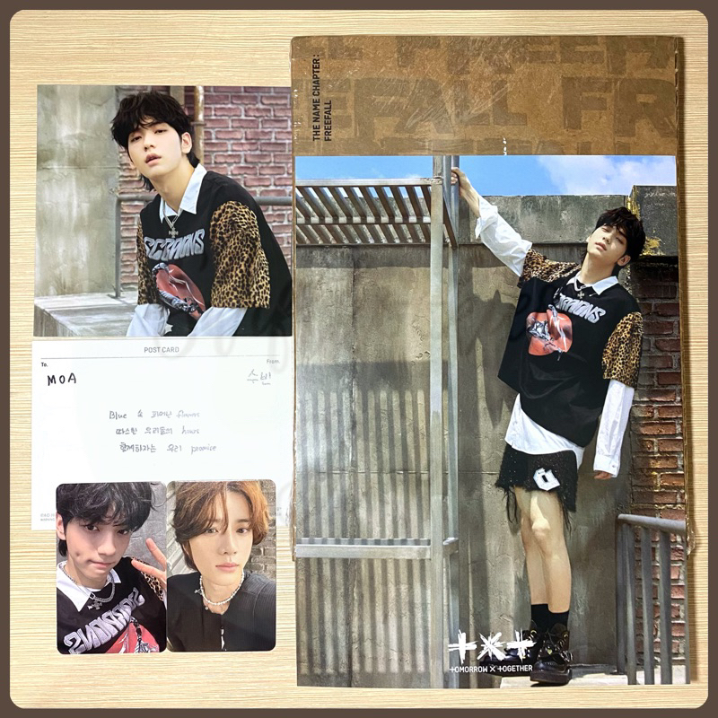 TXT TNCF FREEFALL CLARITY UNSEALED SOOGYU FULLSET ALBUM SOOBIN BEOMGYU