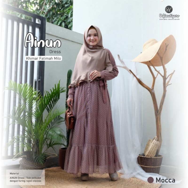Ainun dress brokat by Urfimutiyaro