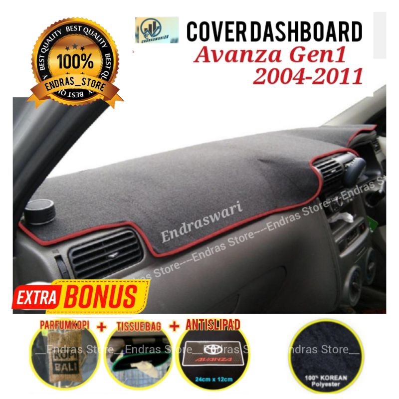Cover Dashboard Avanza 2004-2011 Pelindung Dashboard Mobil