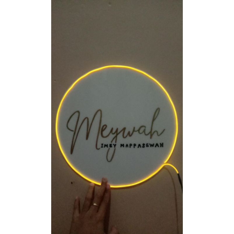 Logo akrilik Led Custom