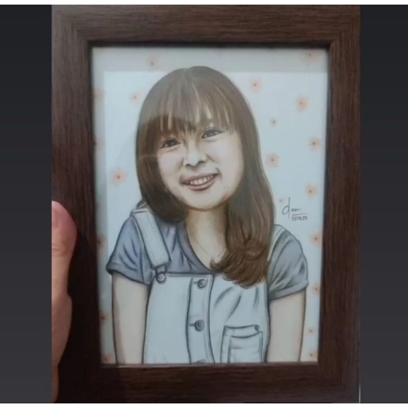 

Sketsa Wajah (Pensil Warna)