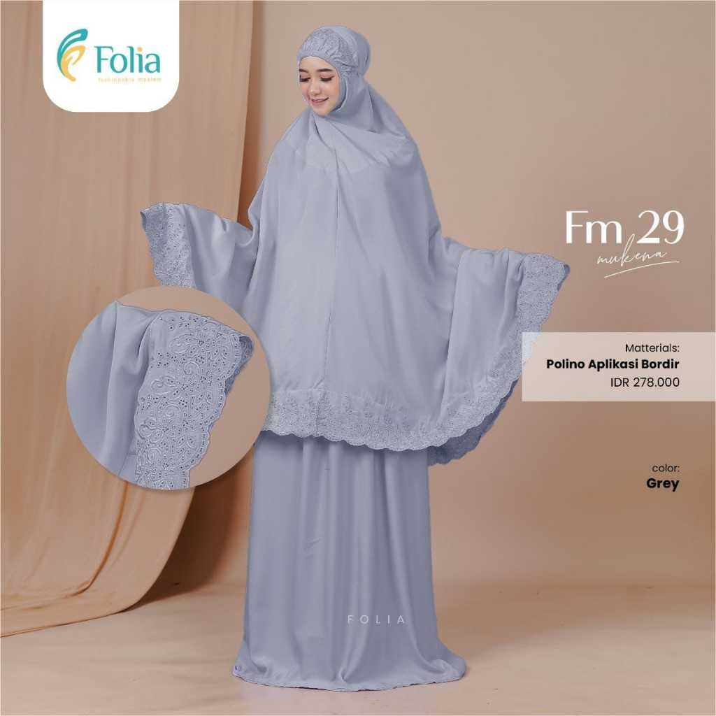 MUKENA FM 29 - MUKENA FOLIA TERBARU - MUKENA LEBARAN - MUKENA KEKINIAN