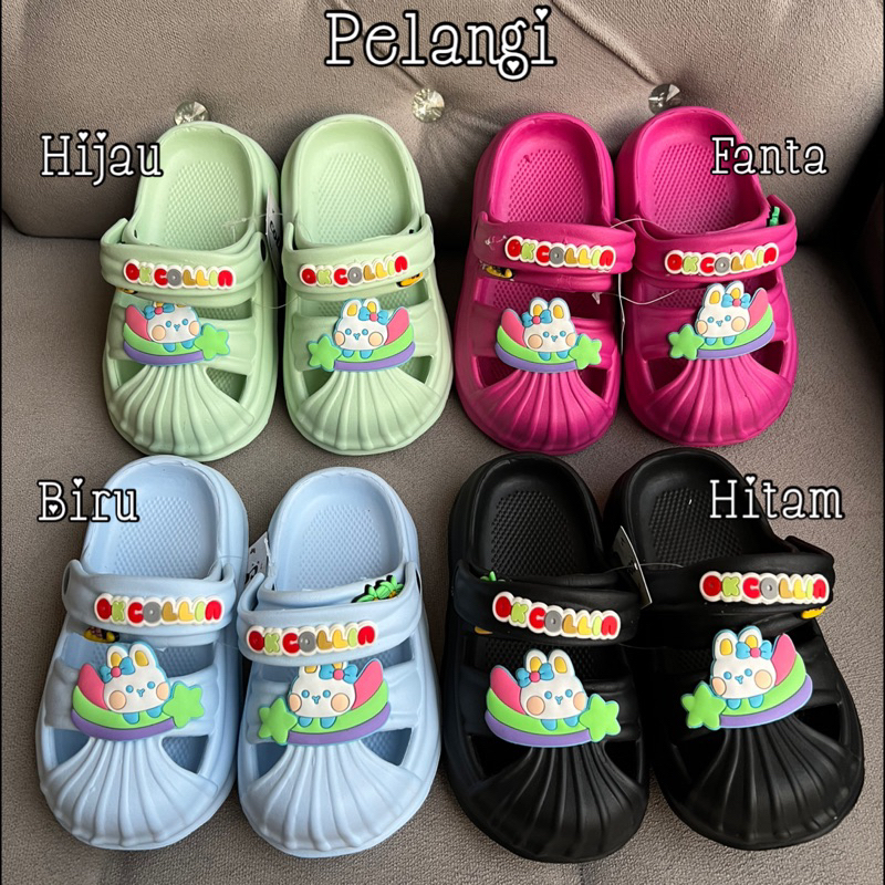 SANDAL BAIM ANAK CROCRS EVA RUBBER KARET PEREMPUAN