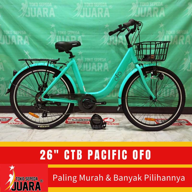 SEPEDA CITYBIKE PACIFIC OFO 7 SPEED CTB 26