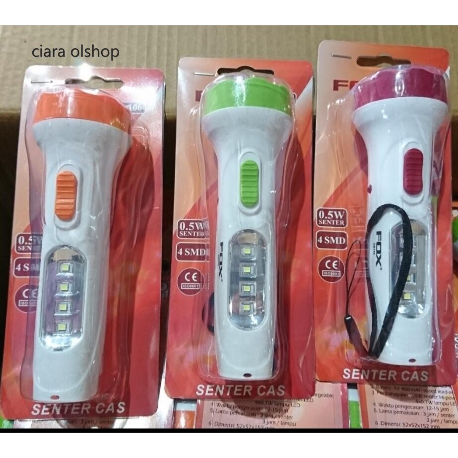 Senter Cas Fox GE-106 Super Terang