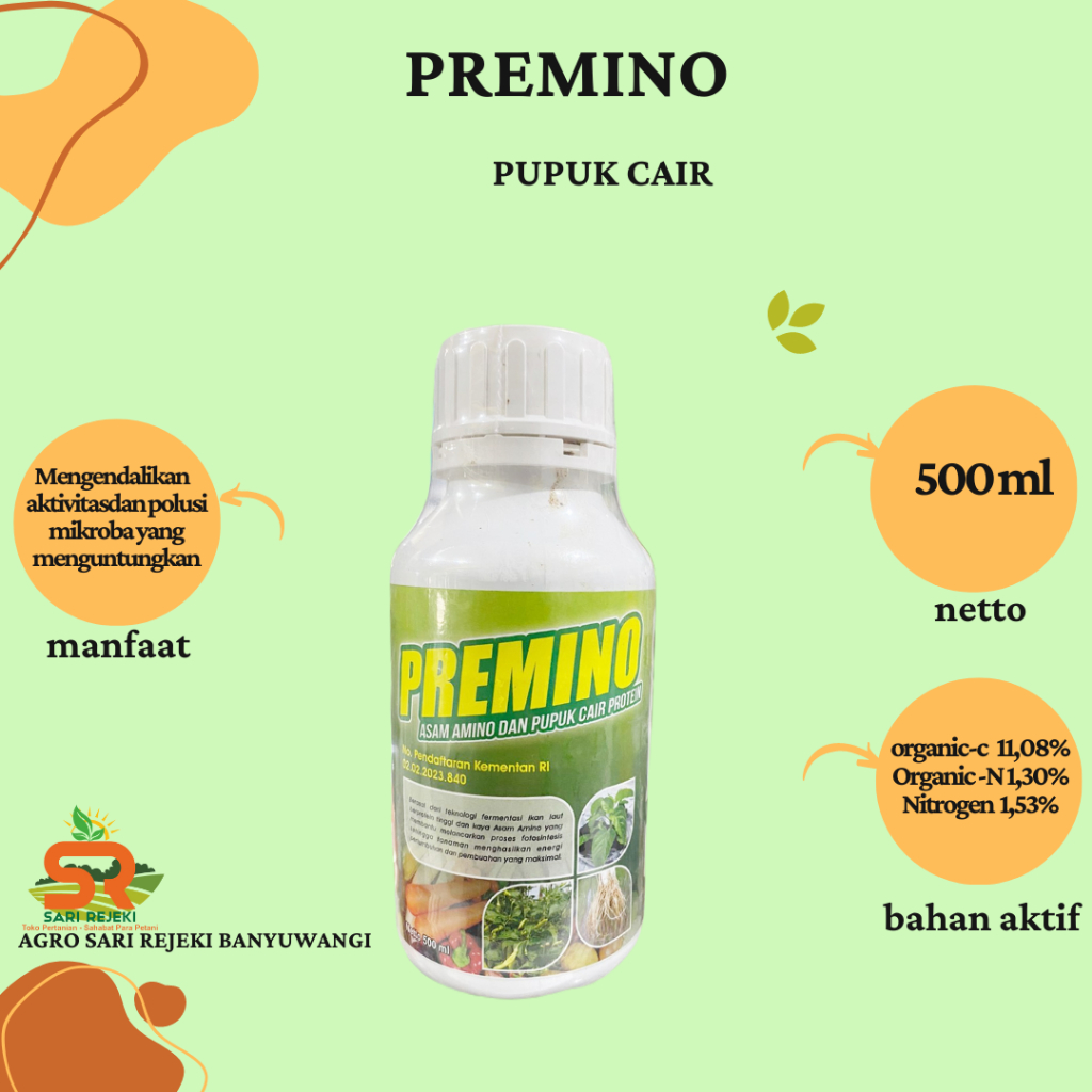 PREMINO 500ML ASAM AMINO PUPUK CAIR