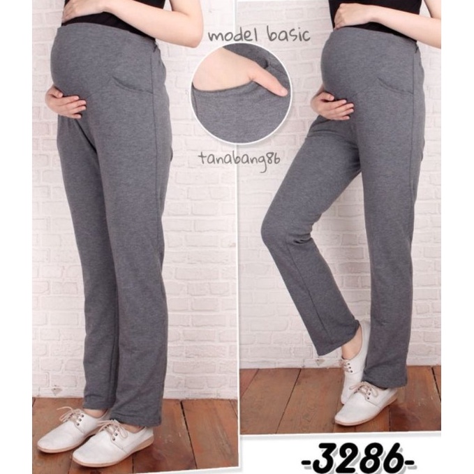FLASH SALE celana hamil kerja/celana hamil kerja bahan kaos/celana hamil joging/celana hamil/celana 