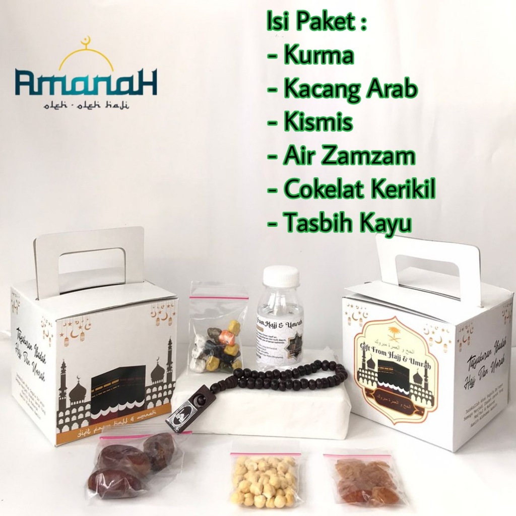 

Paket Oleh Oleh Haji Dan Umroh + Coklat Kerikil + Tasbih Kayu | Dus Kubus