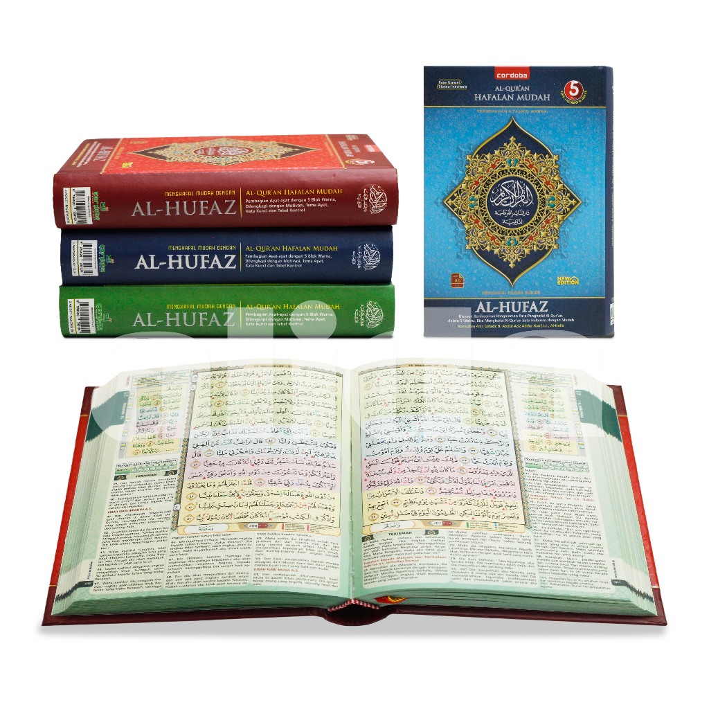 Alquran Hafalan Terjemah Al-Hufaz Cordoba Uk A6 Tajwid Warna Al-Quran Alhufaz