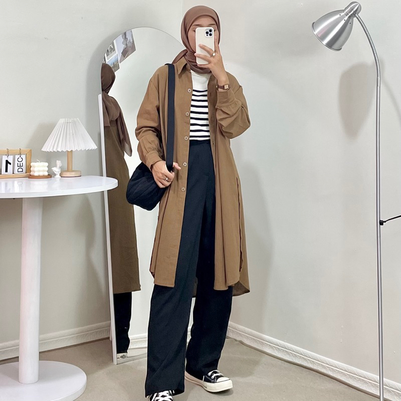 Statice - Aster Tunik - Kemeja Tunik Lebaran