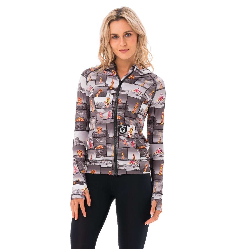 69Slam Jaket wanita around the world hooded vest GRHADD-PO