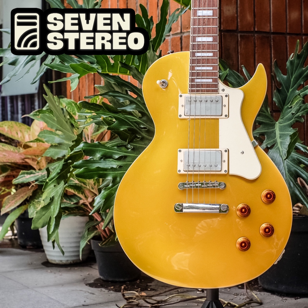 Cort CR200 Classic Rock Les Paul Model Gold Top Mahogany Body