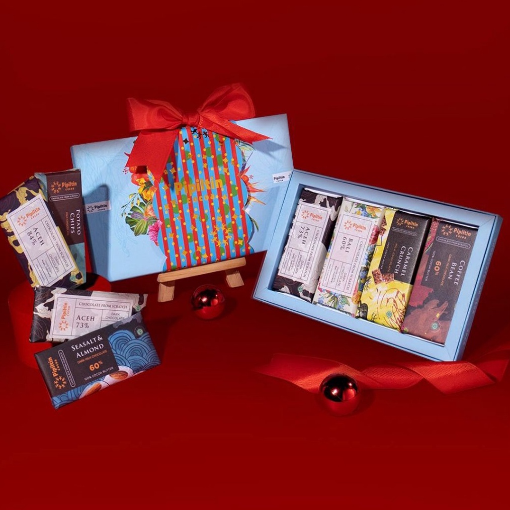 

Terbaik Pipiltin Cocoa - Chocolate Bar Indonesia Gift Box 4 x 35gr !!