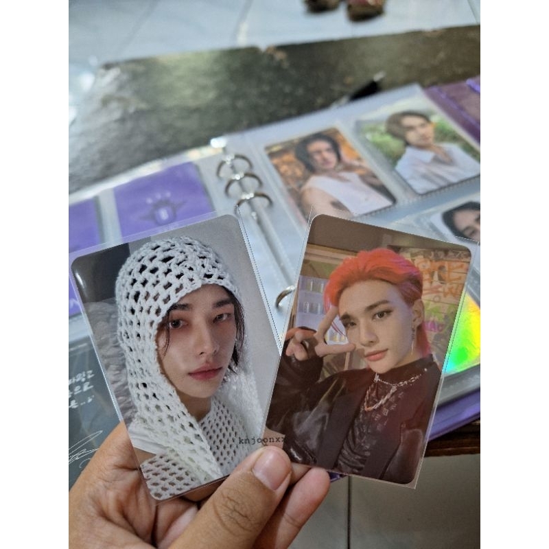 [READY STOCK] STRAY KIDS - ROCK STAR PC POB HYUNJIN SWOUNDWAVE ODDINARY PC POB INTERPARK