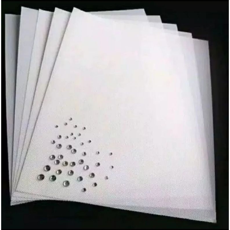 

Kertas Sticker Stiker hotfix Hot fix mote mute press swarovski payet gosok