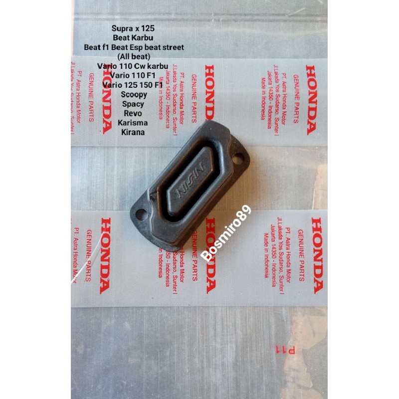 Karet tutup minyak master rem atas Honda beat Vario 110 Vario 125 150 Scoopy Spacy Supra x 125 Karis