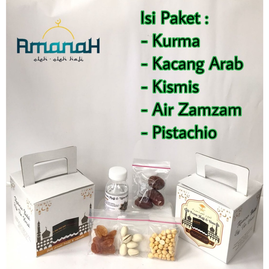 

Pakat Oleh Oleh Haji Dan Umroh + Pistachio | Dus Kubus