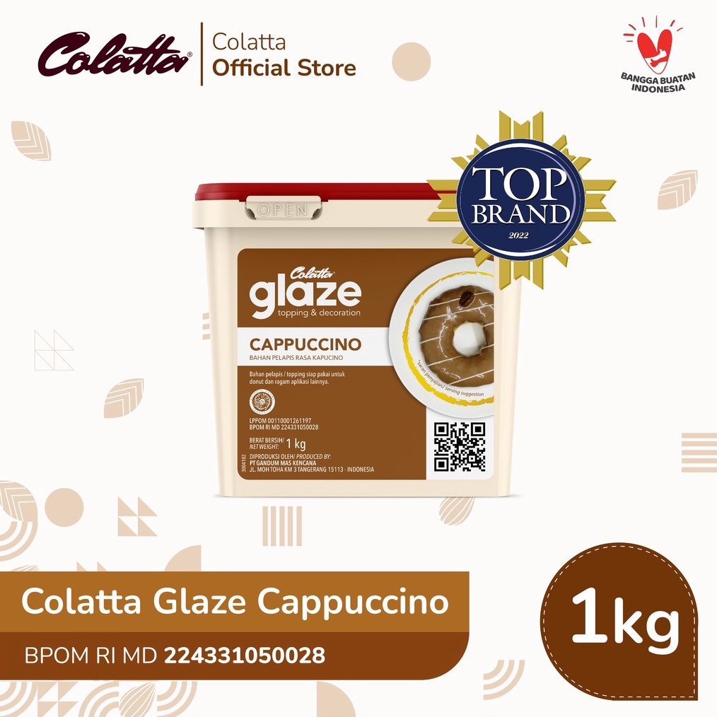 

HOT Product Colatta Glaze Cappucino - Bahan Pelapis Rasa Cappucino 1Kg serbuuu !