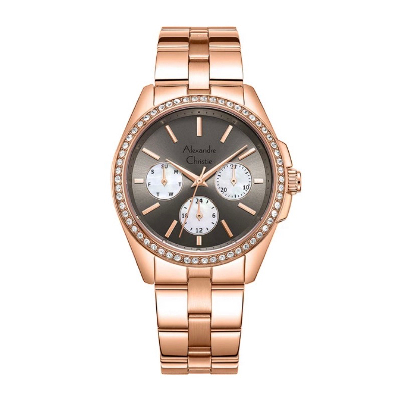 jam wanita alexandre christie 2949 rose gold