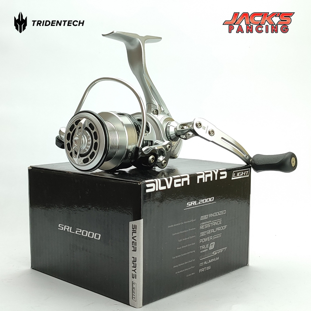 Reel Tridentech SILVER RAYS SRL 2000 - Reel pancing spinning