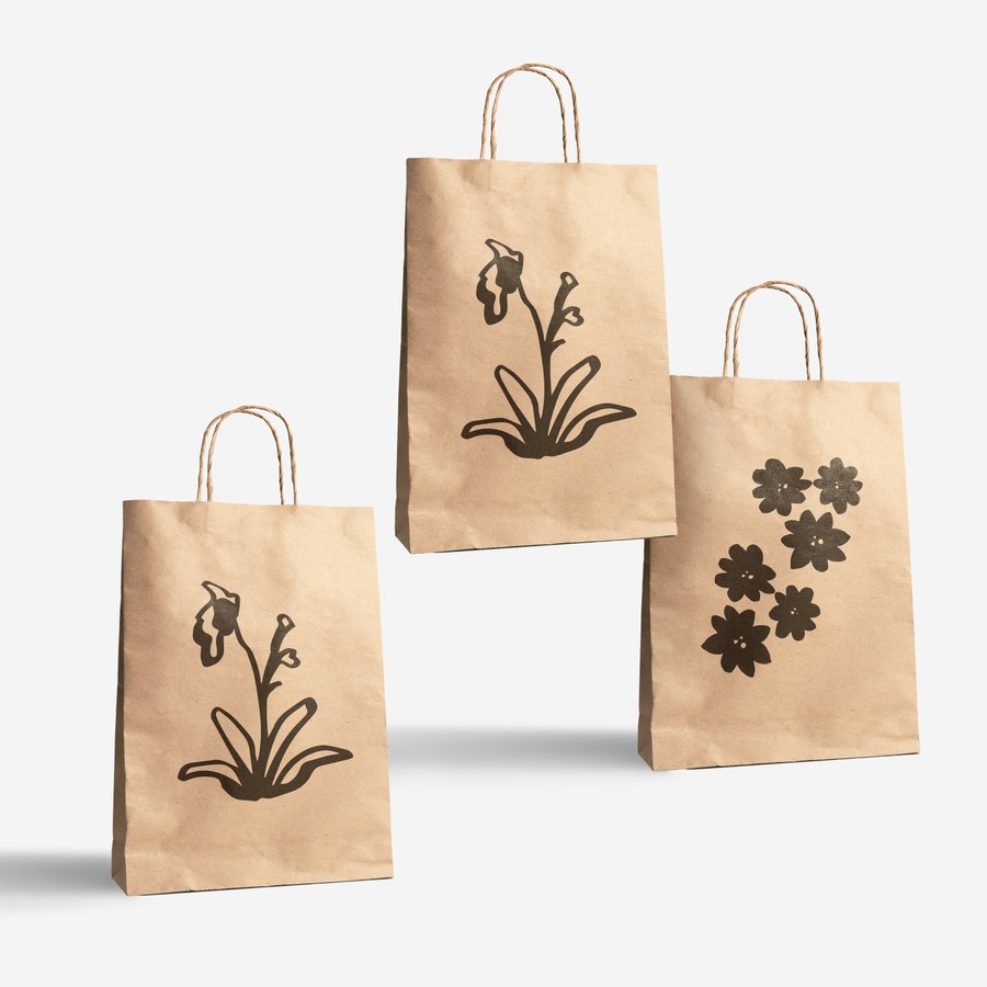 

Flower Edition Paper Bag| Kantong Kertas - Uk. 20 x 10 x 30 cm