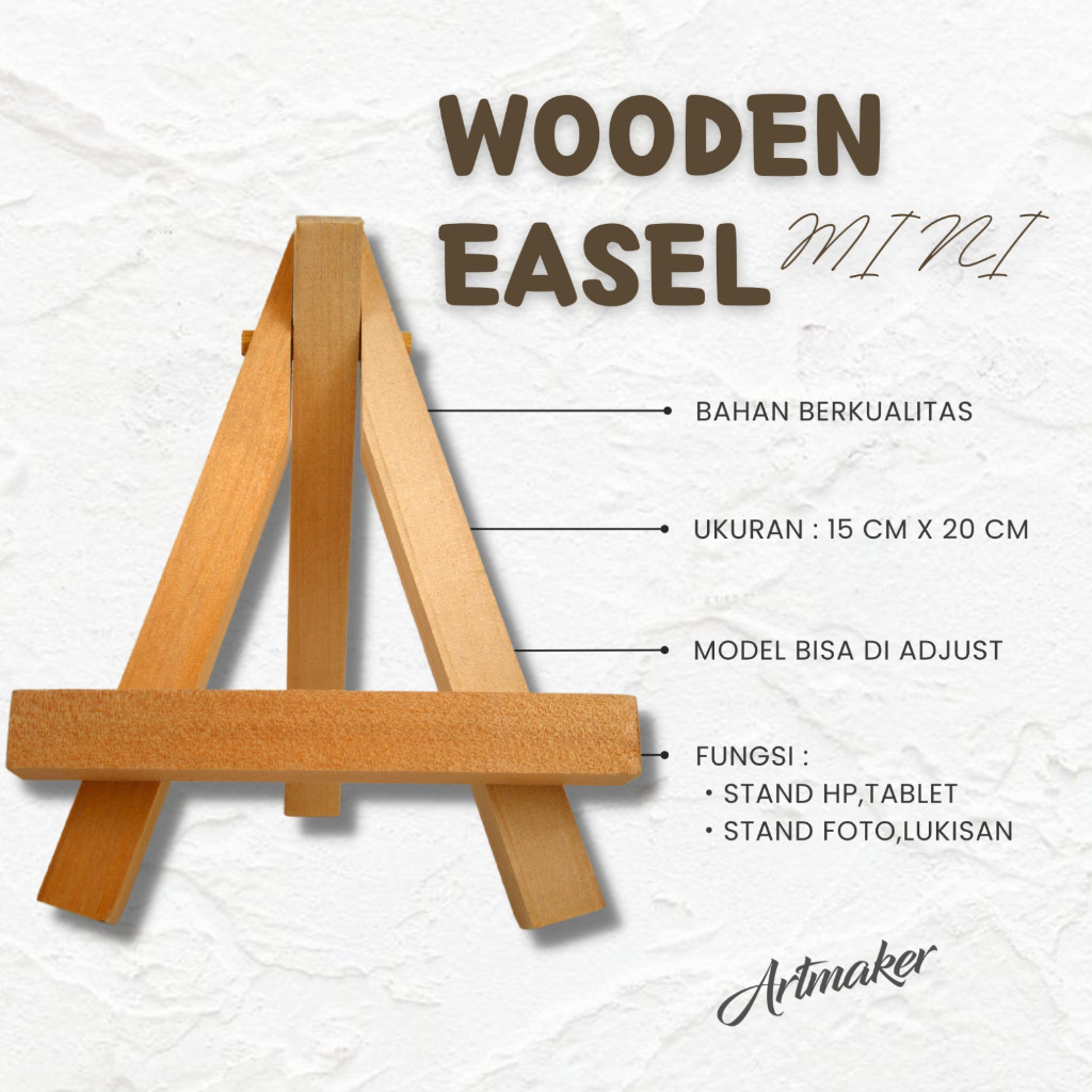 

STAND FOTO EASEL KAYU 15X20 by Artmaker