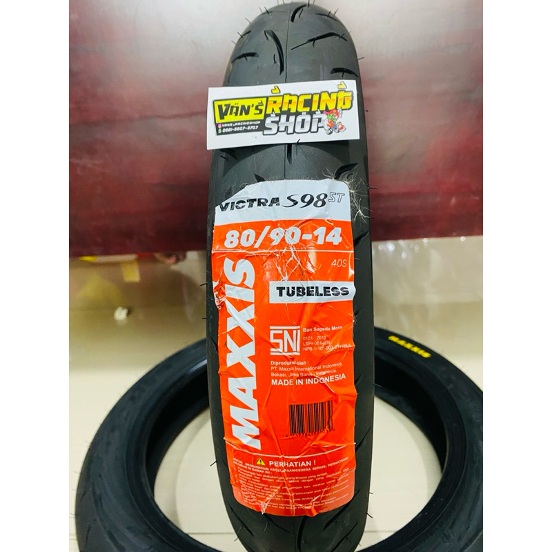 BAN MAXXIS VICTRA TUBELESS 80/90-14 90/90-14 (90/90 - 80/90) RING 14 BAN MATIC BAN VARIO BEAT MIO