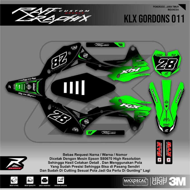 Decal klx gordon-decal gordon-decal klx-sticker klx full body -decal klx gordon full body -klx gordo