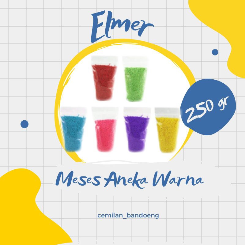 

MESES ANEKA WARNA ELMER KEMASAN 250 GR
