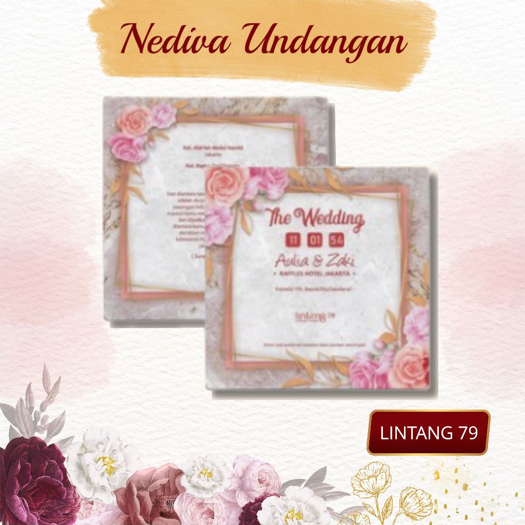 Blangko Undangan Lintang 79 Harga Murah