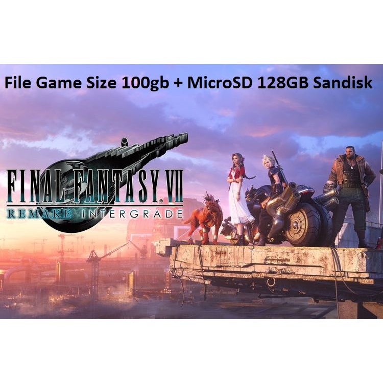 Final Fantasy 7 Remake Intergrade PC Micro SD 128gb sandisk
