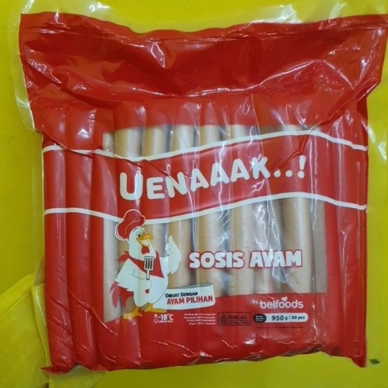 

Belfoods sosis ayam uenak 950g