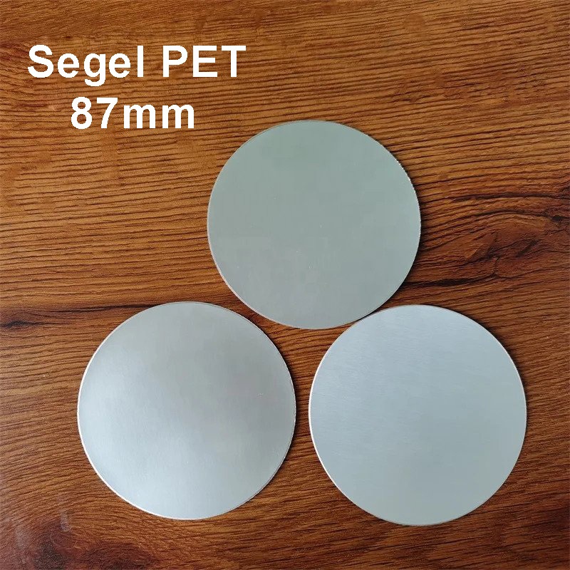 Segel Botol PET Aluminium Foil 87mm untuk Seal Induksi Alufoil