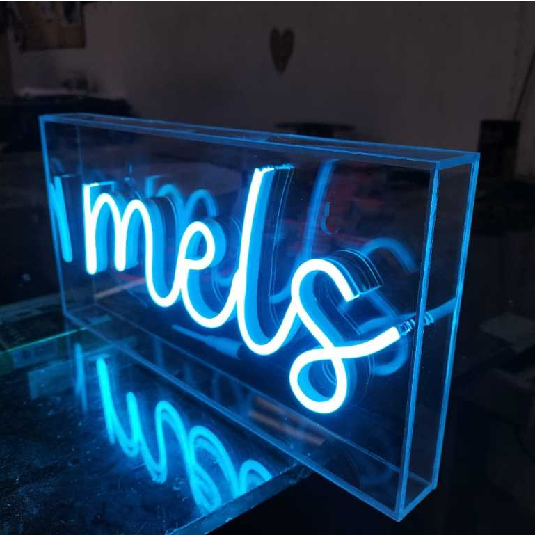 Custom Neon Flex Sign Box Akrilik LED Custom | Neon Sign Tulisan Logo Acrylic Premium